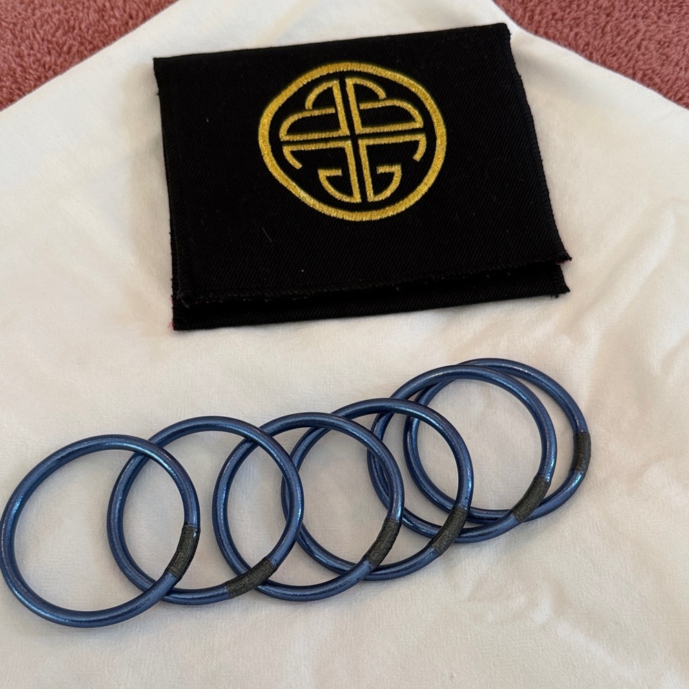 Budha Girl Marine blue all weather bangles